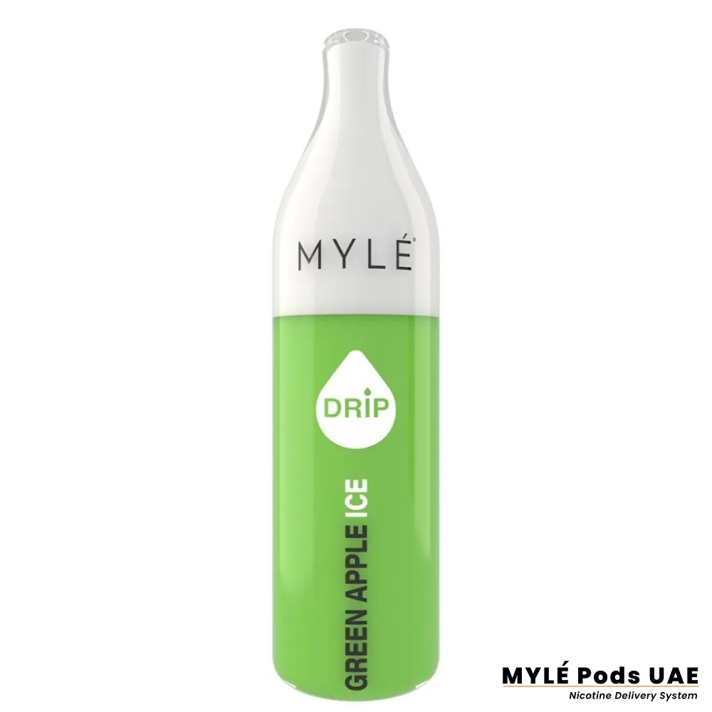 Myle Drip Green apple Disposable Device Dubai, Abu Dhabi, Sharjah, Fujairah, Al-Ain, UAE