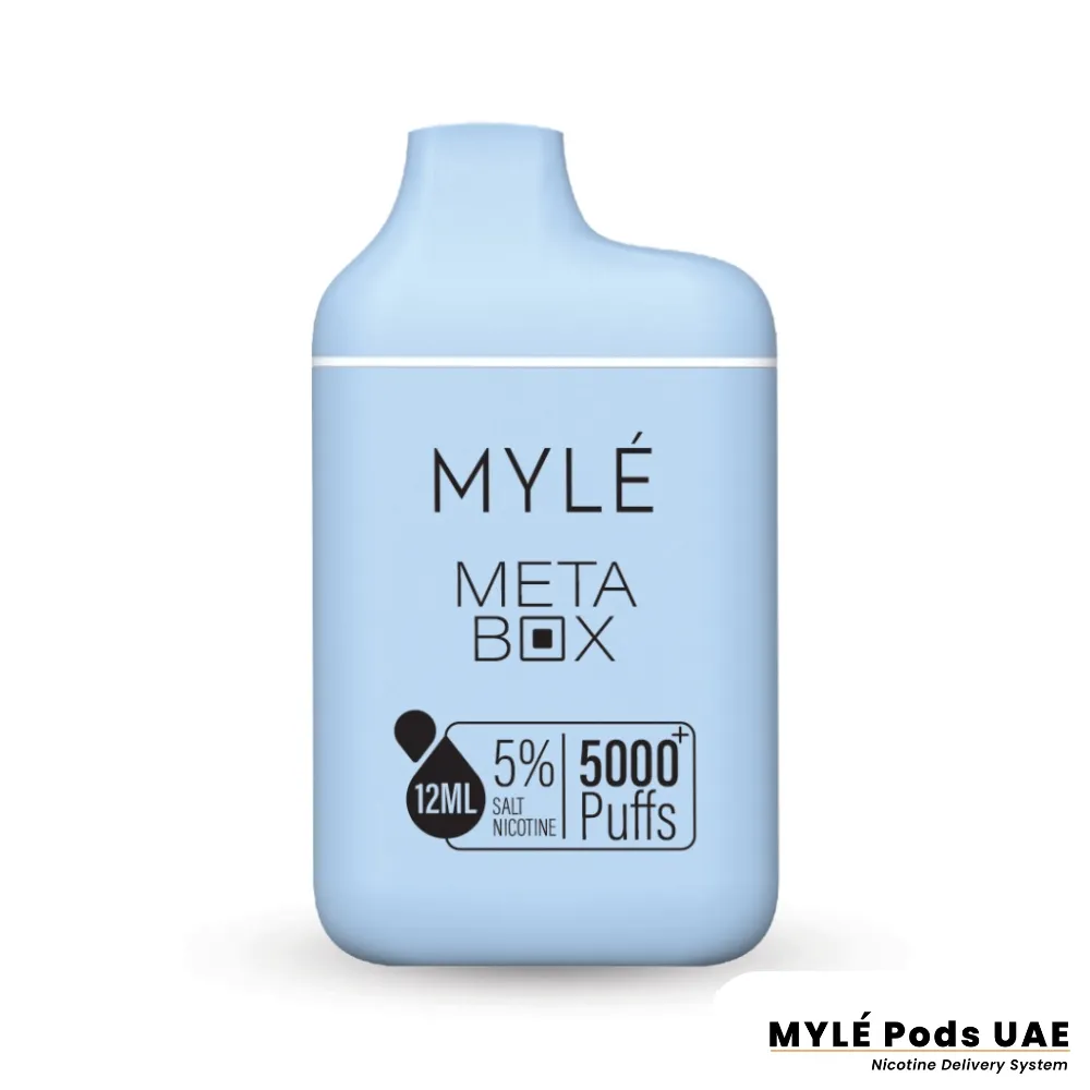 Myle Meta Box Blueberry Lemon Disposable Device Dubai, Abu Dhabi, Sharjah, Fujairah, Al-Ain, UAE